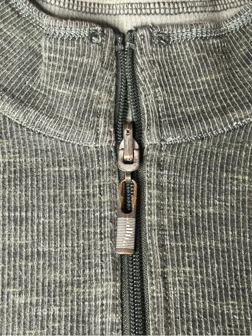 Tommy Bahama Jeans Reversible 1/4 Zip Pullover Sweatshirt Sage Green Men’s M